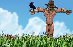 scarecrow in the heat